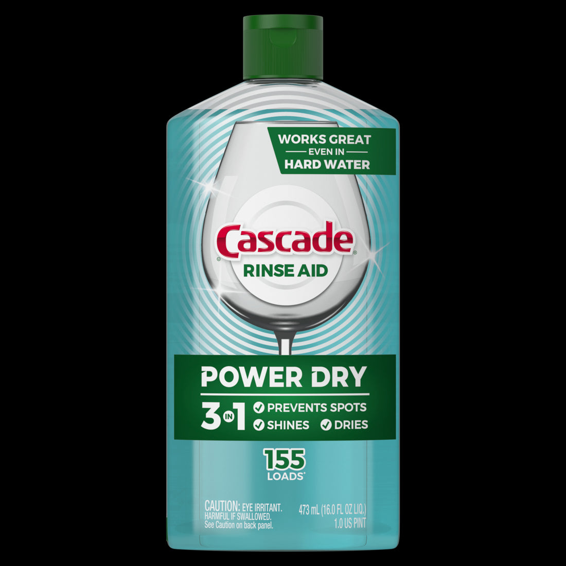 Cascade Power Dry Dishwasher Rinse Aid - 16oz/6pk