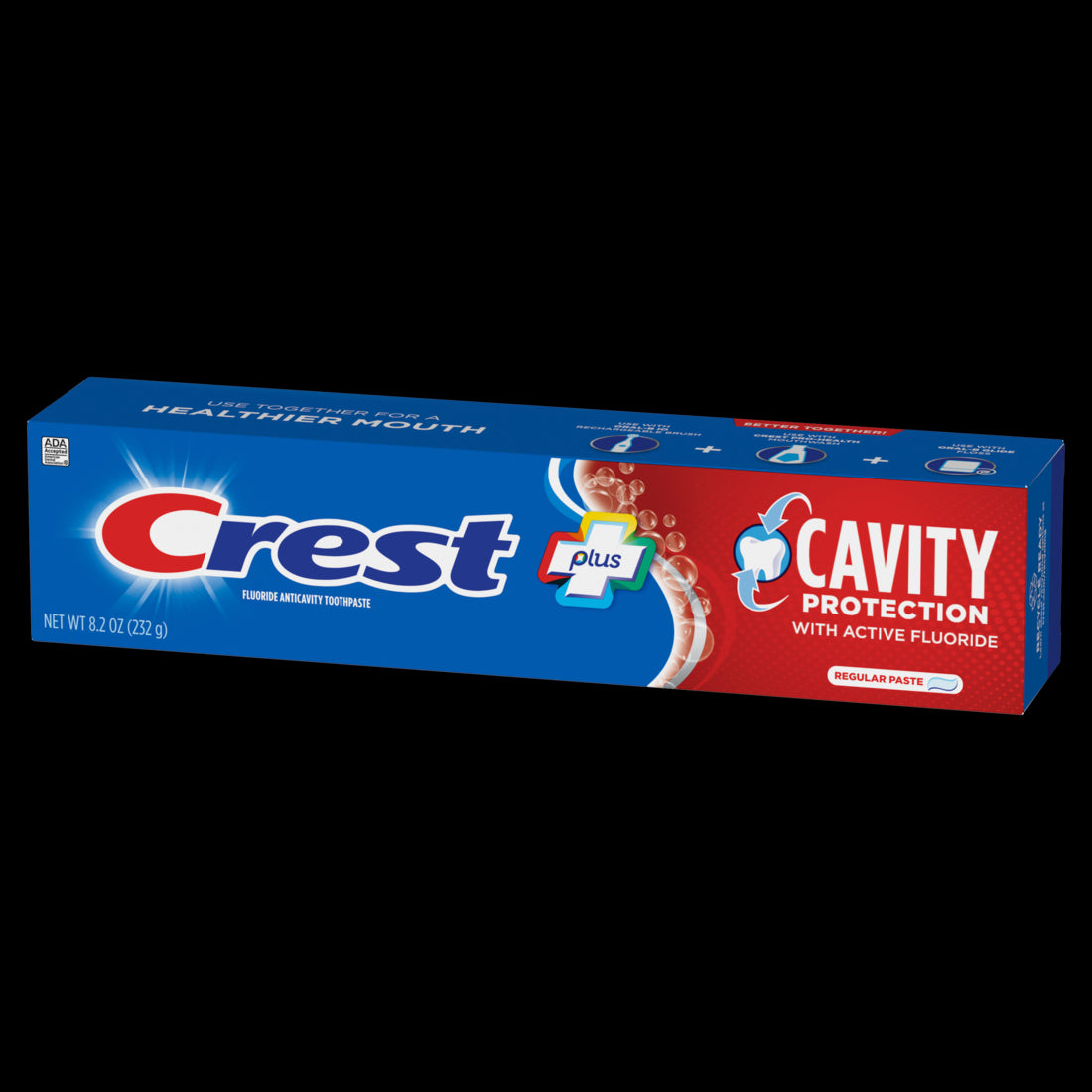 Crest Plus Cavity Protection Toothpaste Regular Paste - 8.2oz/24pk