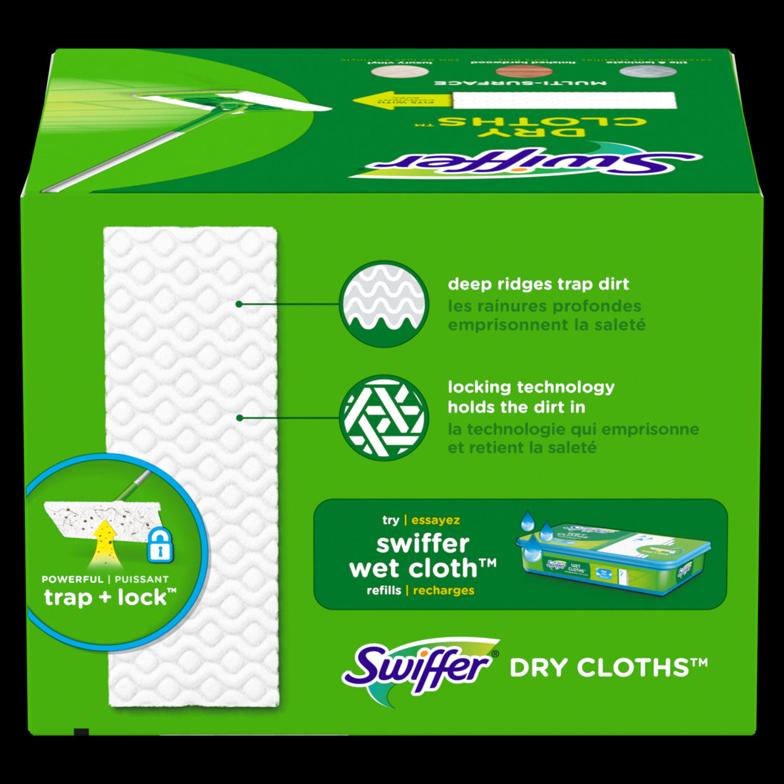 Swiffer Sweep + Mop Dry Pads Refill Floor Cleaner Cleaning Cloths Unscented - 32ct/4pk