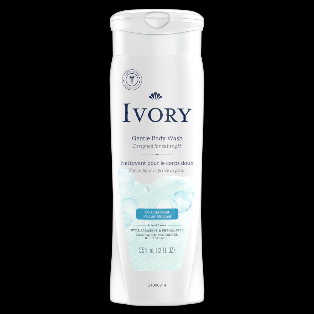 Ivory Gentle Body Wash Original Scent - 12oz/6pk