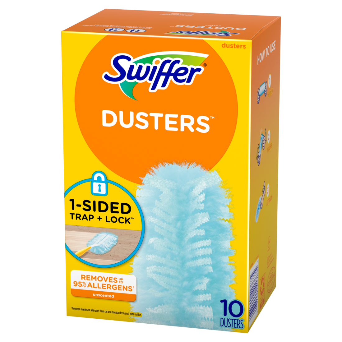 Swiffer Dusters Refill For Cleaning Feather & Microfiber Duster Alternative Unscented - 10ct/4pk