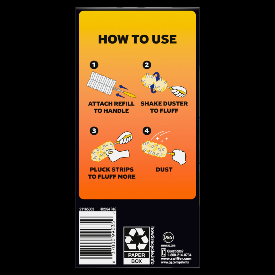 Swiffer Dusters Heavy Duty Multi-Surface Duster Refills for Cleaning Unscented - 11ct/3pk