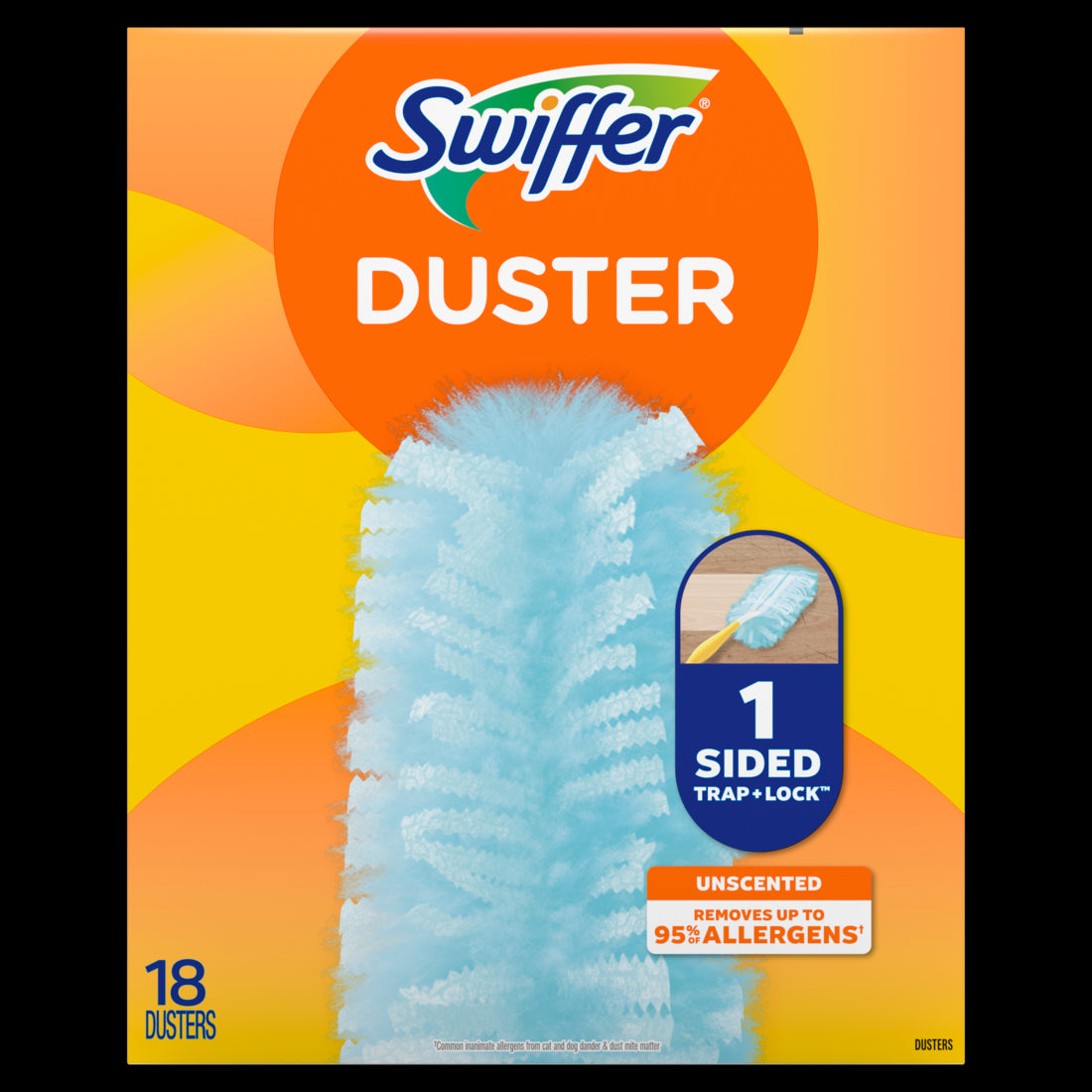 Swiffer Dusters Refill for Cleaning Feather & Microfiber Duster Alternative Unscented - 18ct/4pk