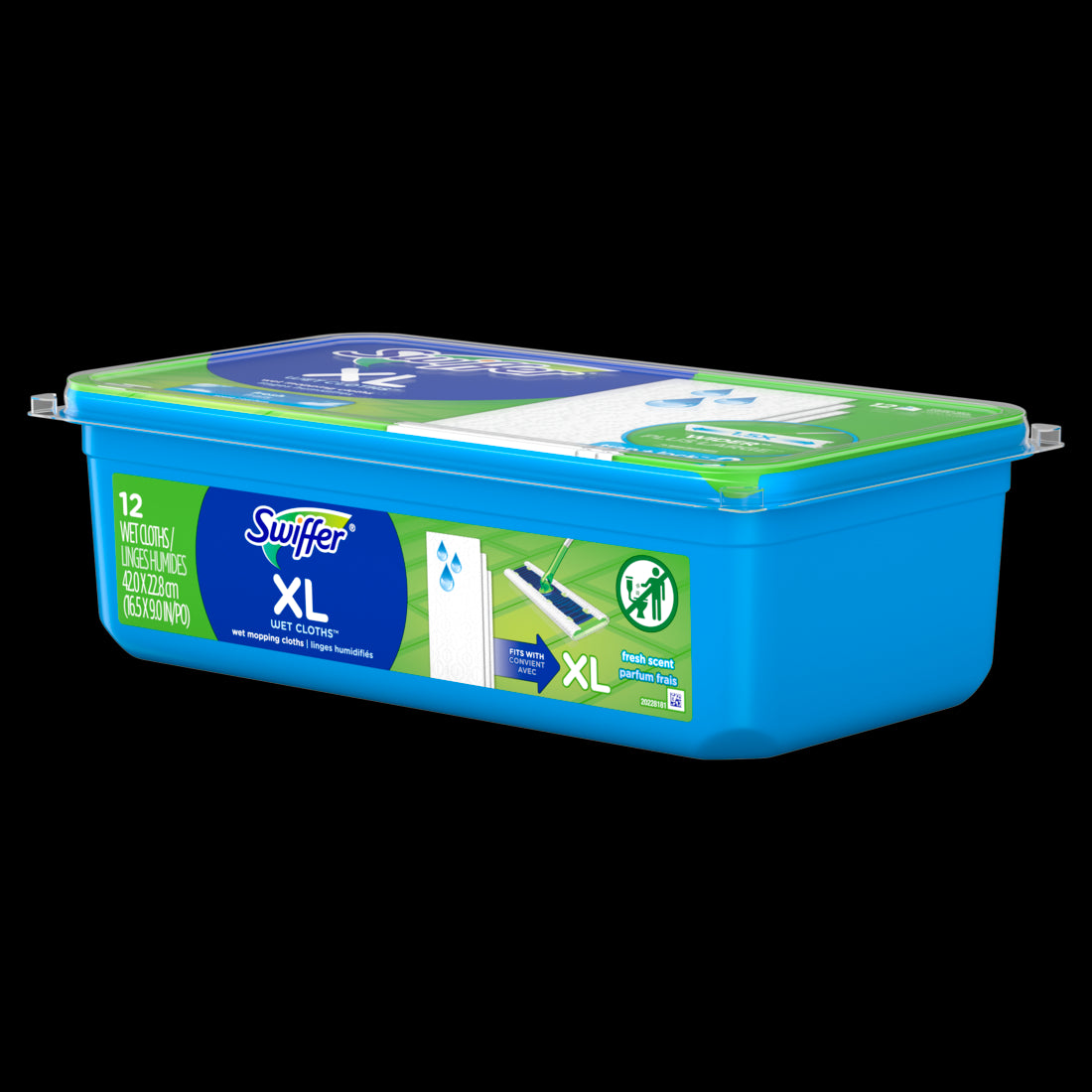 Swiffer Sweep + Mop XL Wet Pads Refill Floor Cleaner Cleaning Cloths Fresh Scent - 12ct/6pk