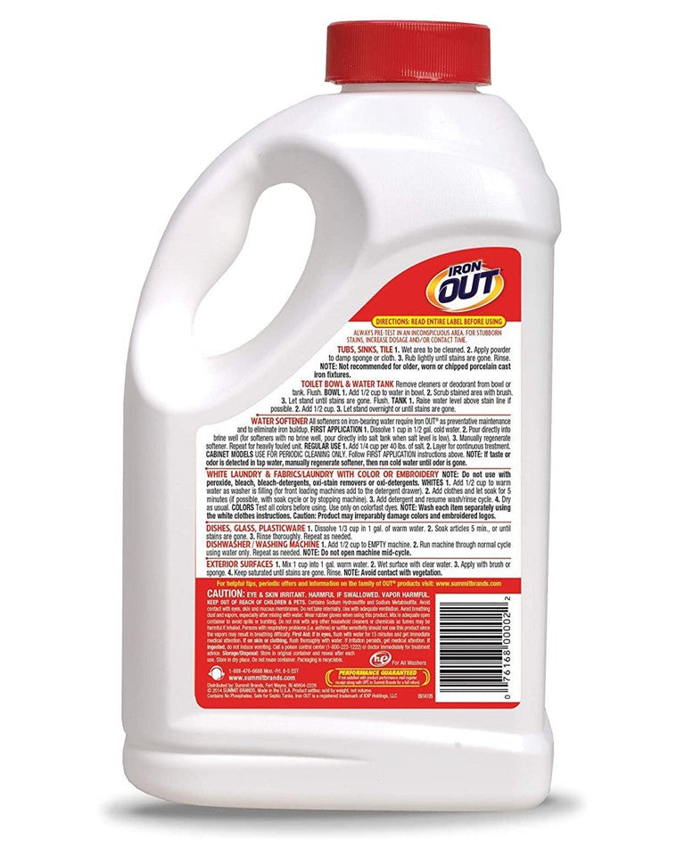 Iron Out Powder Rust Stain Remover - 76oz/6pk