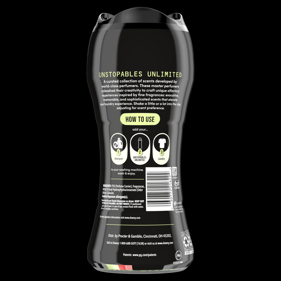 Downy Unstopables Unlimited Collection In-Wash Laundry Scent Booster Beads No. 09 Fine Fragrance Long-Lasting Fresh Scent Beads - 10.7oz/4pk