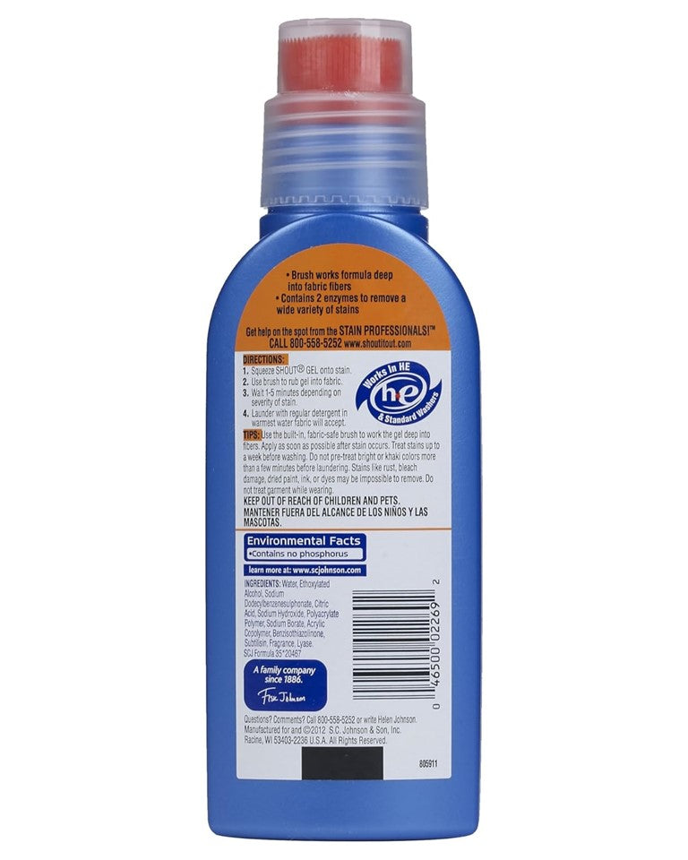 Shout Advanced Gel Brush - 8.7oz/8pk