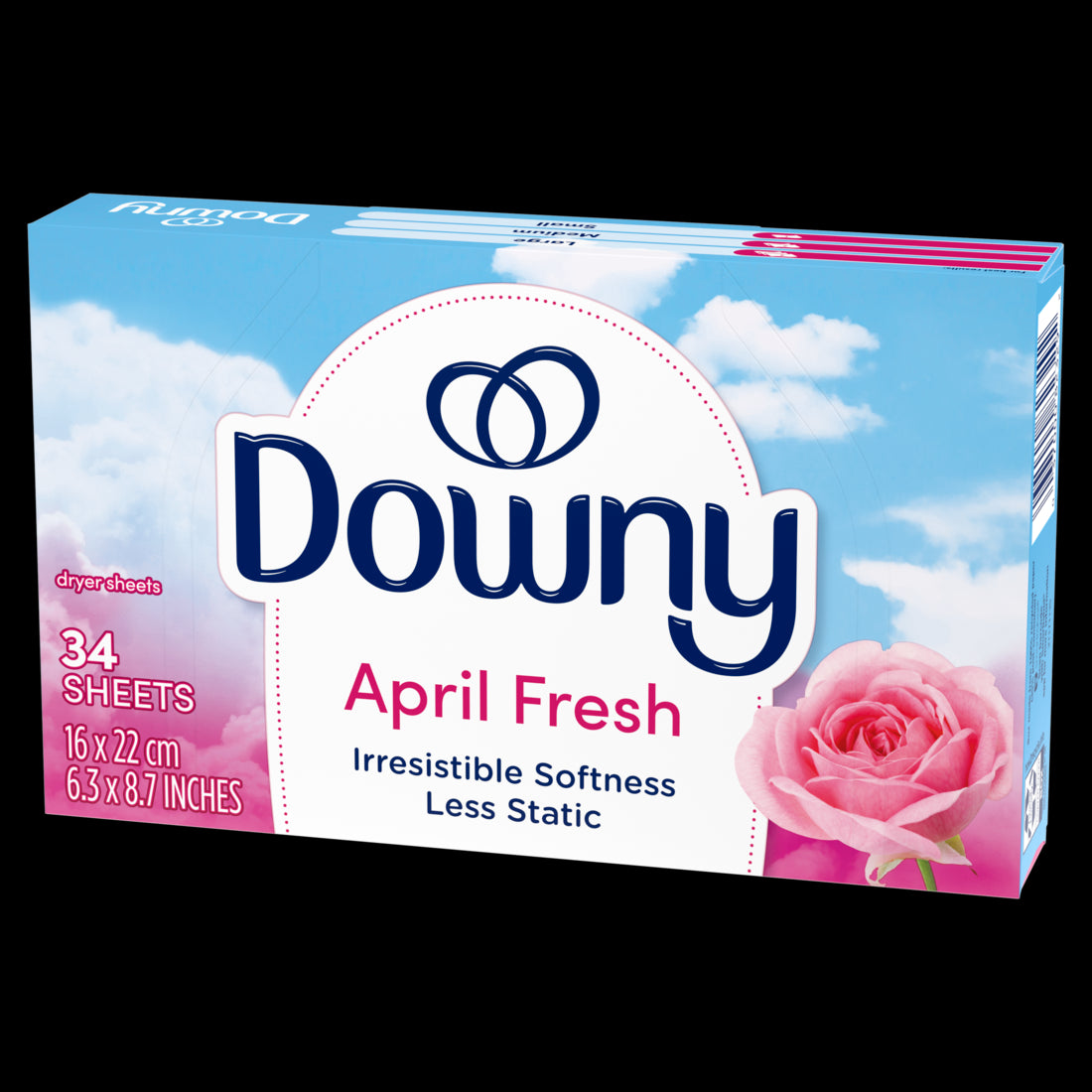Downy April Fresh Fabric Softener Dryer Sheets - 34ct/12pk
