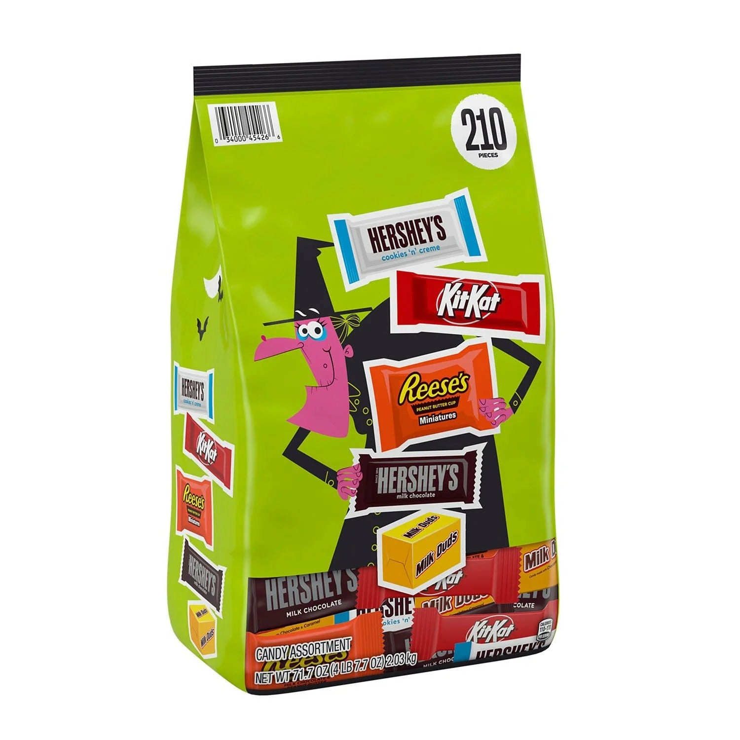 Hershey Halloween Assorted Flavored Candy - 210ct/1pk