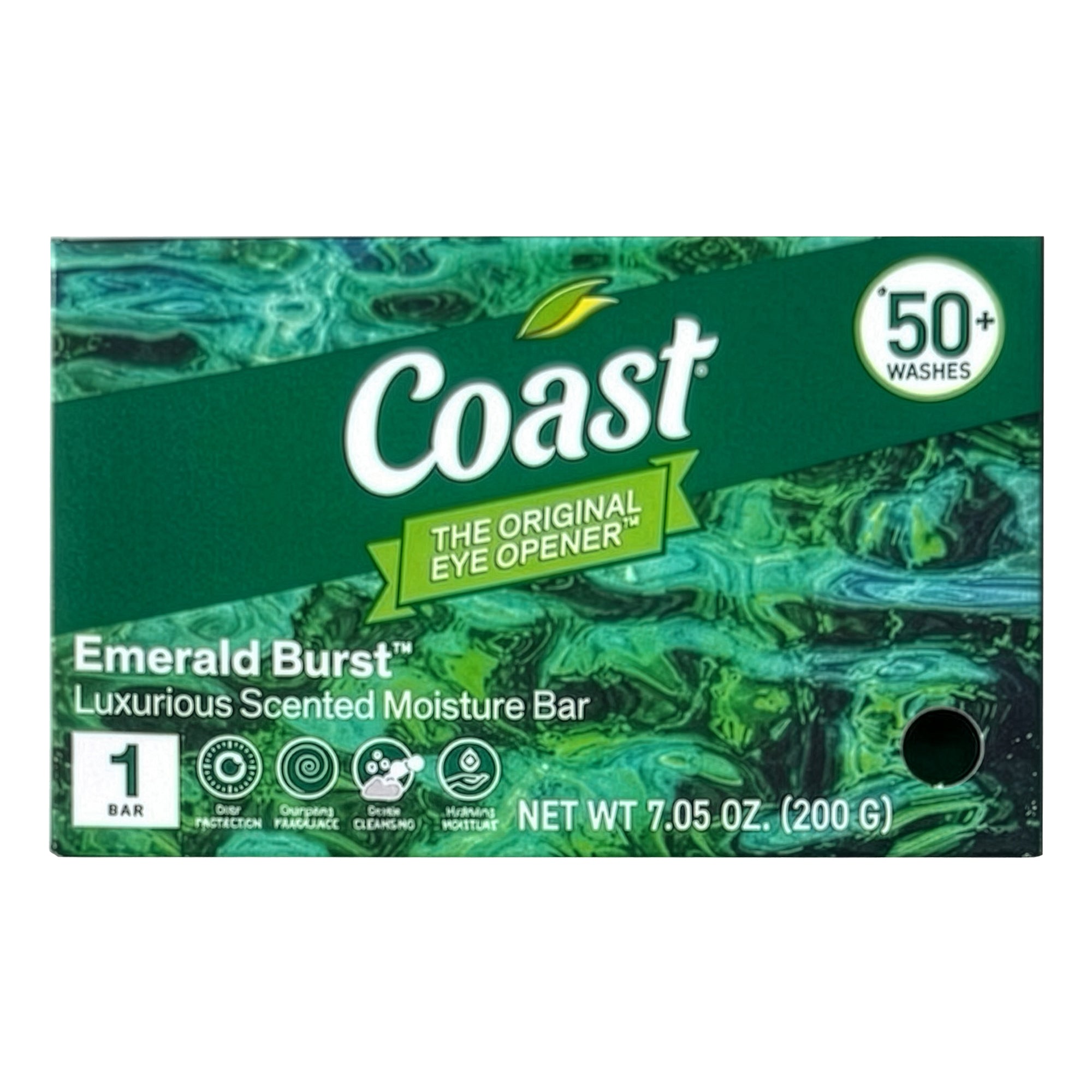 Coast Bath 1 Bar Emerald Burst Scent - 7.05oz/18pk
