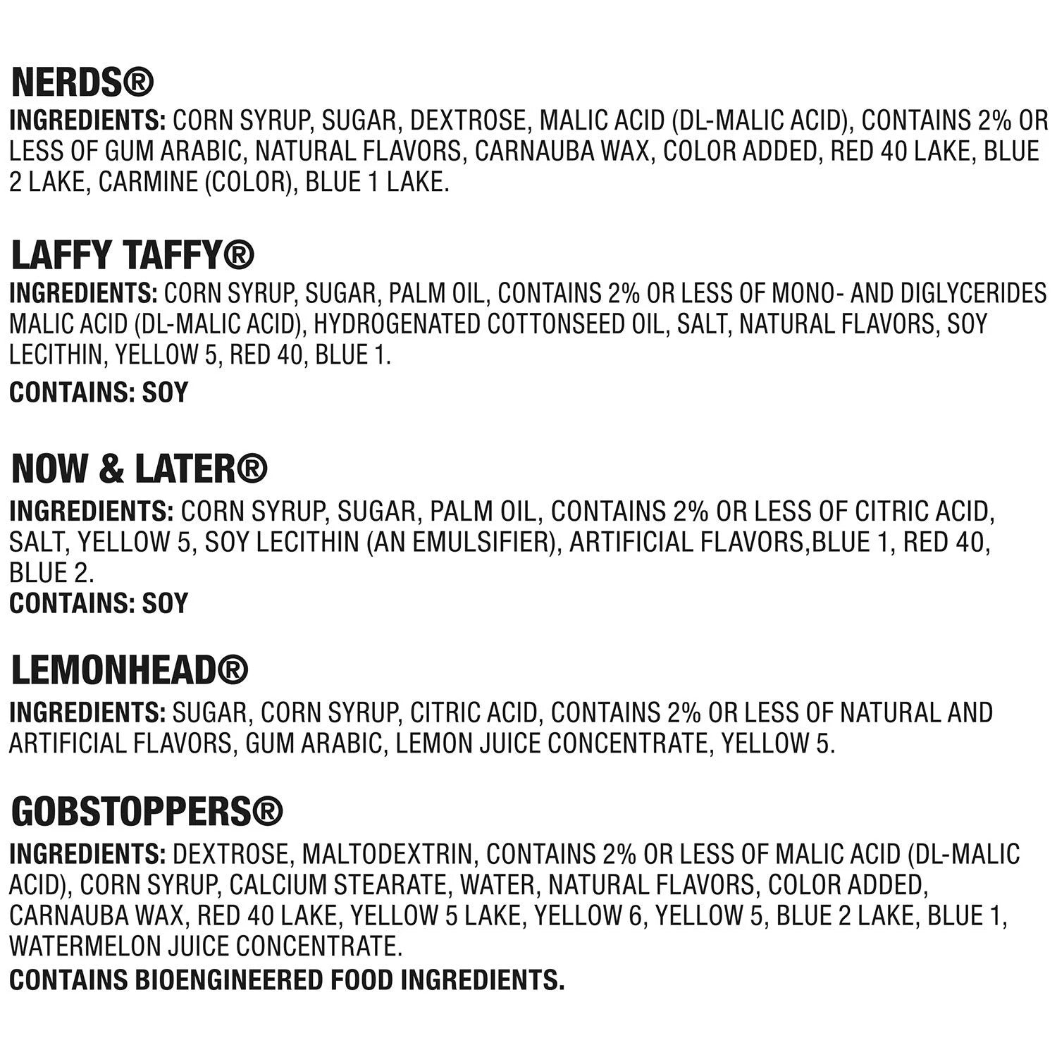 Nerds Classic Fun Halloween Candy Variety Mix Bag 105.7oz - 430ct/1pk