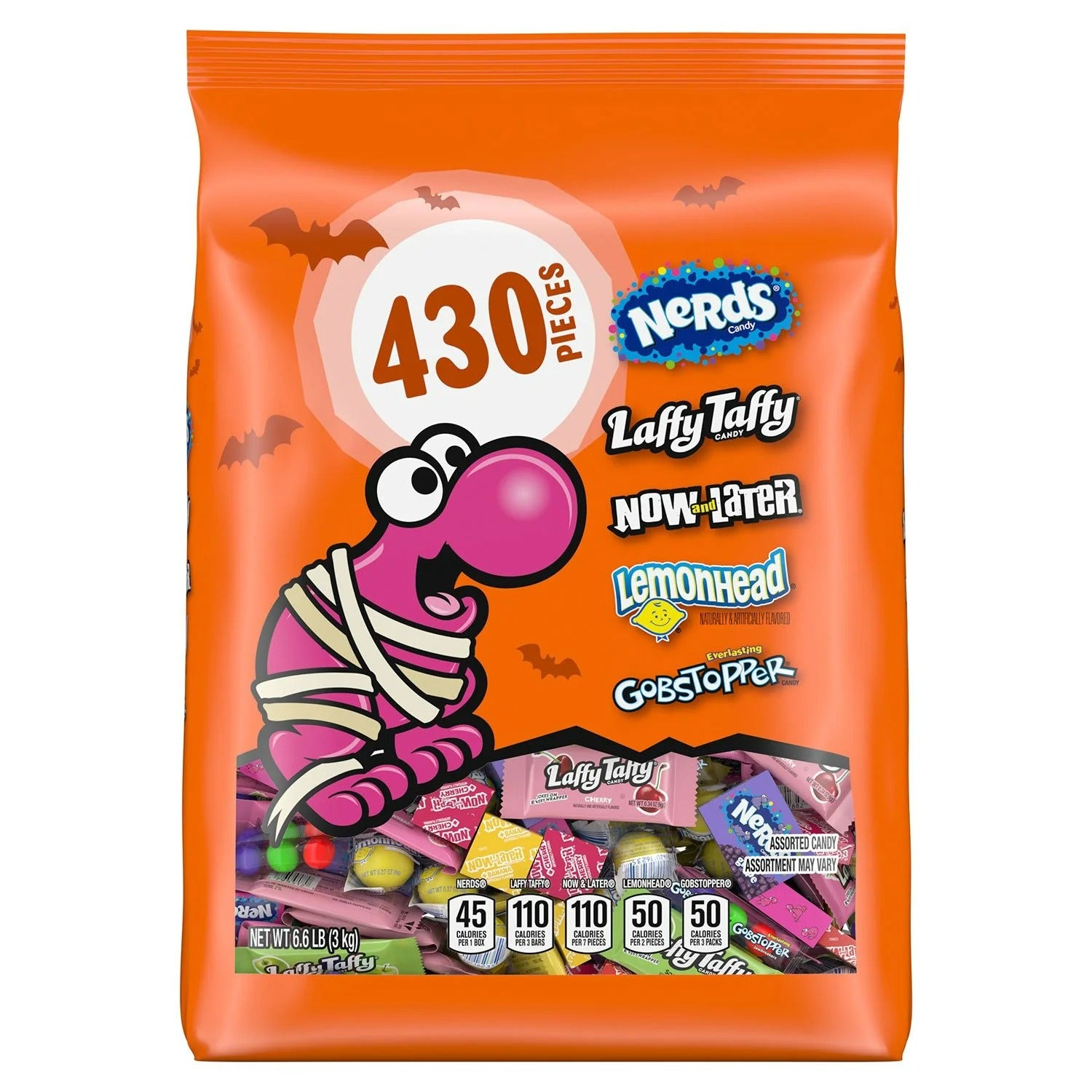 Nerds Classic Fun Halloween Candy Variety Mix Bag 105.7oz - 430ct/1pk
