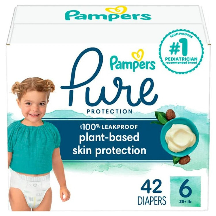 Pampers Pure Protection Diapers Size 6 - 42ct/1pk