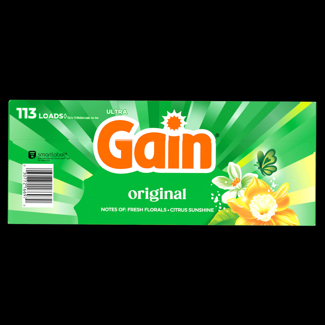 Gain Powder Laundry Detergent Original Scent 113 Loads - 104oz/2pk