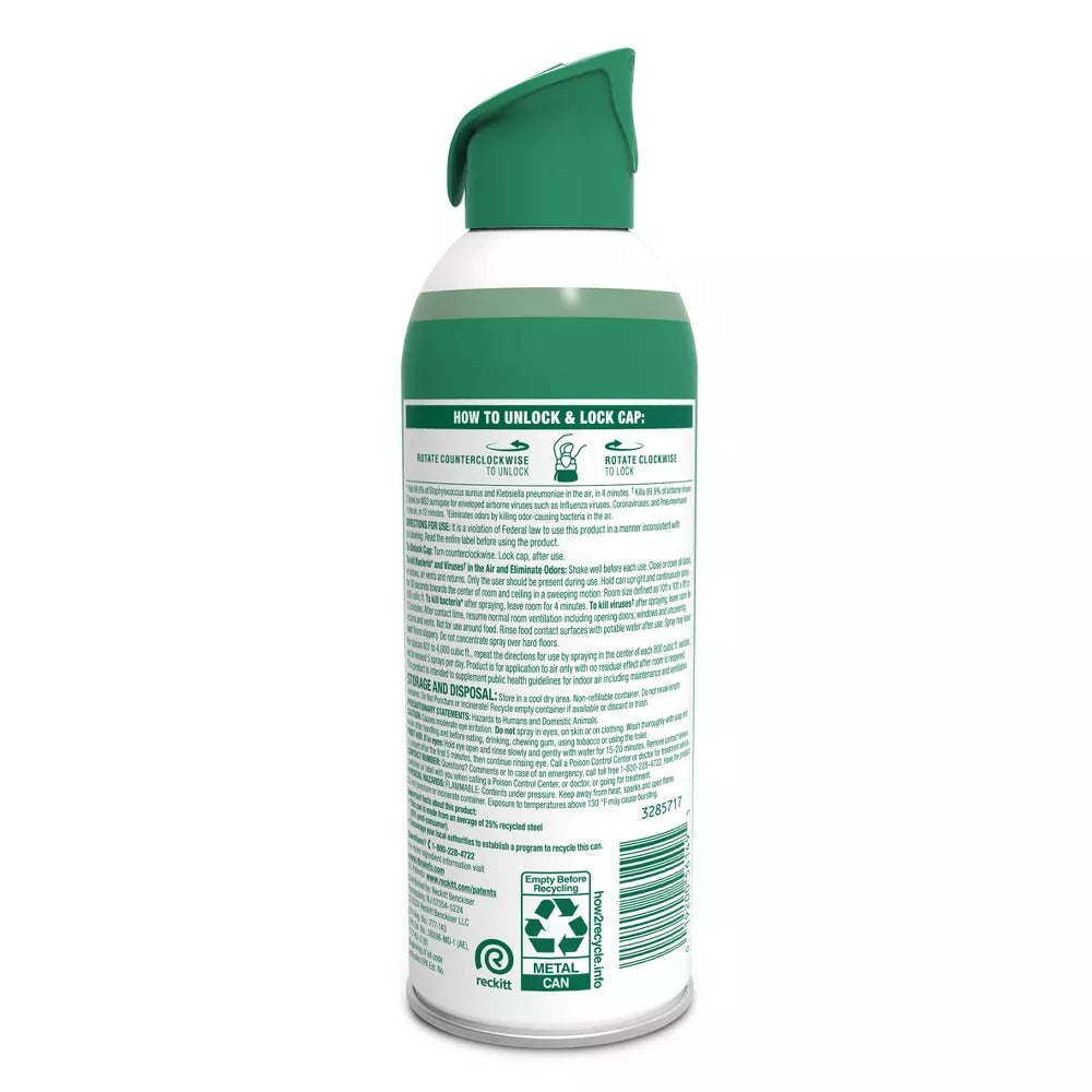 Lysol Air Sanitizer - Mountain Spring - 10oz/6pk