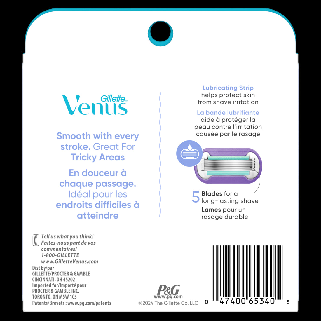 Gillette Venus Extra Smooth Contour Womenâ€™s Razor Blades 5-Bladed Razor Refills - 6ct/36pk