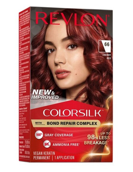 Revlon Colorsilk Hair Color #66 Cherry Red - 1ct/3pk