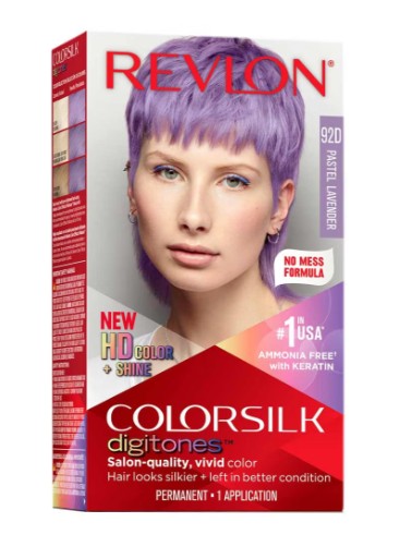 Revlon ColorSilk Digitones Color #92D Pastel Lavender - 1ct/12pk