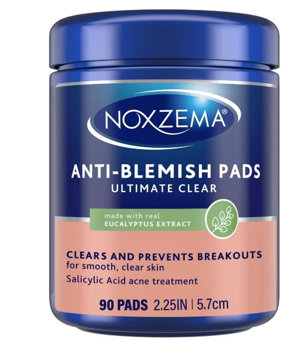 Noxzema Ultimate Clear Anti Blemish Pads - 90ct/6pk