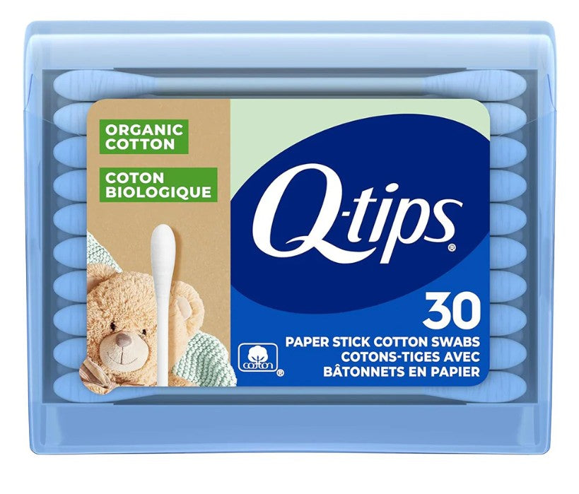 Q-Tips Cotton Swabs Organic - 30ct/36pk