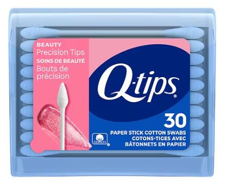 Q-Tips Cotton Swabs Precision - 30ct/36pk