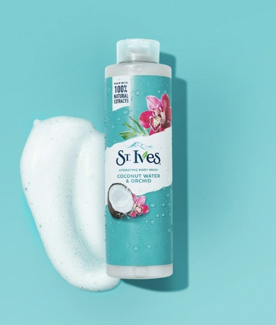St. Ives Body Wash Coconut Water & Orchid - 22oz/4pk