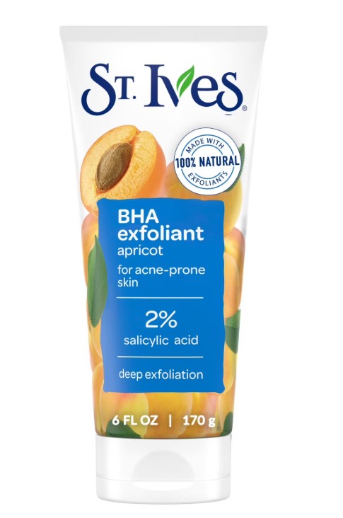 St. Ives BHA Apricot Face Scrub Acne Prone Skin - 6oz/6pk