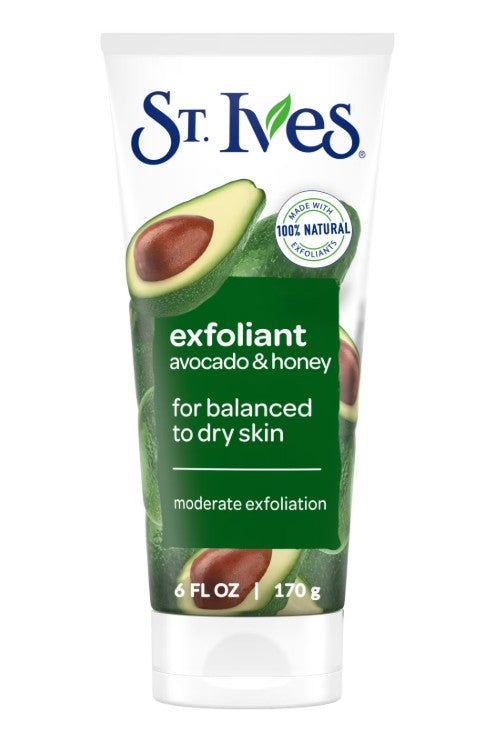 St. Ives Avocado & Honey Balanced to Dry Skin Scrub - 6oz/6pk