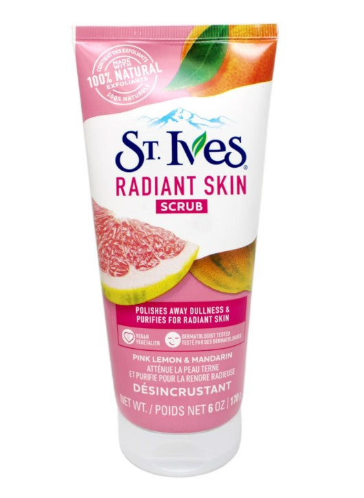 St. Ives Pink Lemon & Mandarin Orange Scrub - 6oz/6pk