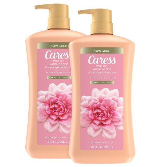 Caress Body Wash Daily Silk - 30oz/4pk