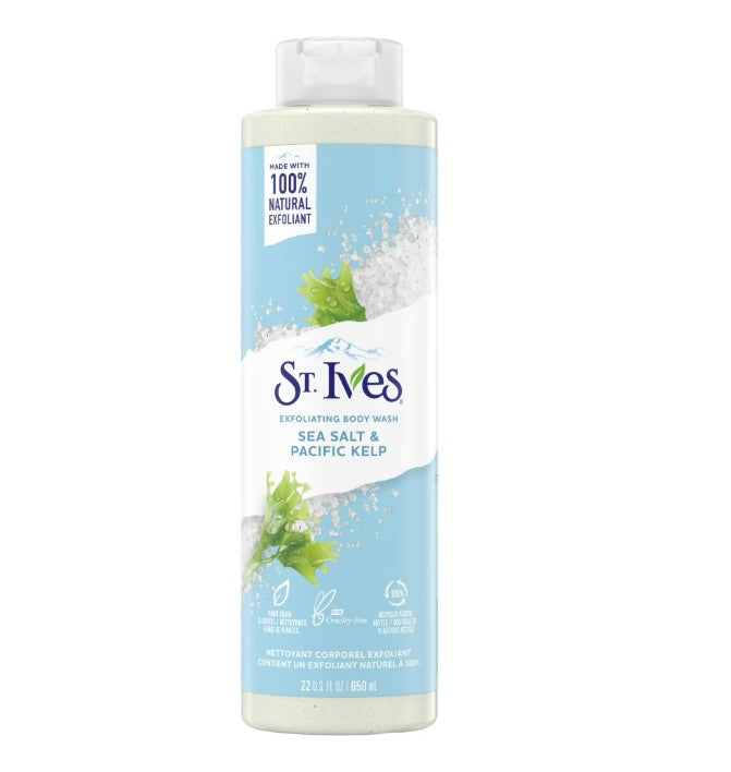 St. Ives Sea Salt & Pacific Kelp Body Wash - 22oz/4pk