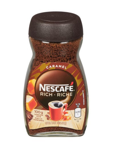 Nescafe Rich Instant Coffee Caramel - 100g/12pk