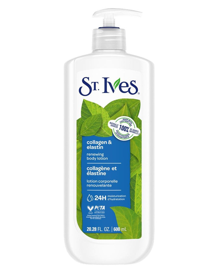 St. Ives Renewing Collagen & Elastin Body Lotion - 600ml/20.28oz/4pk