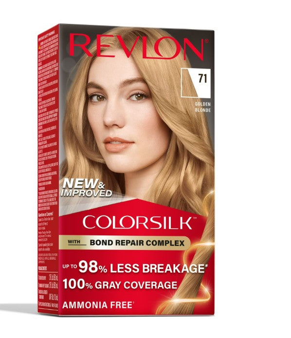 Revlon Colorsilk Hair Color #71 Silk Golden Blonde - 1ct/3pk