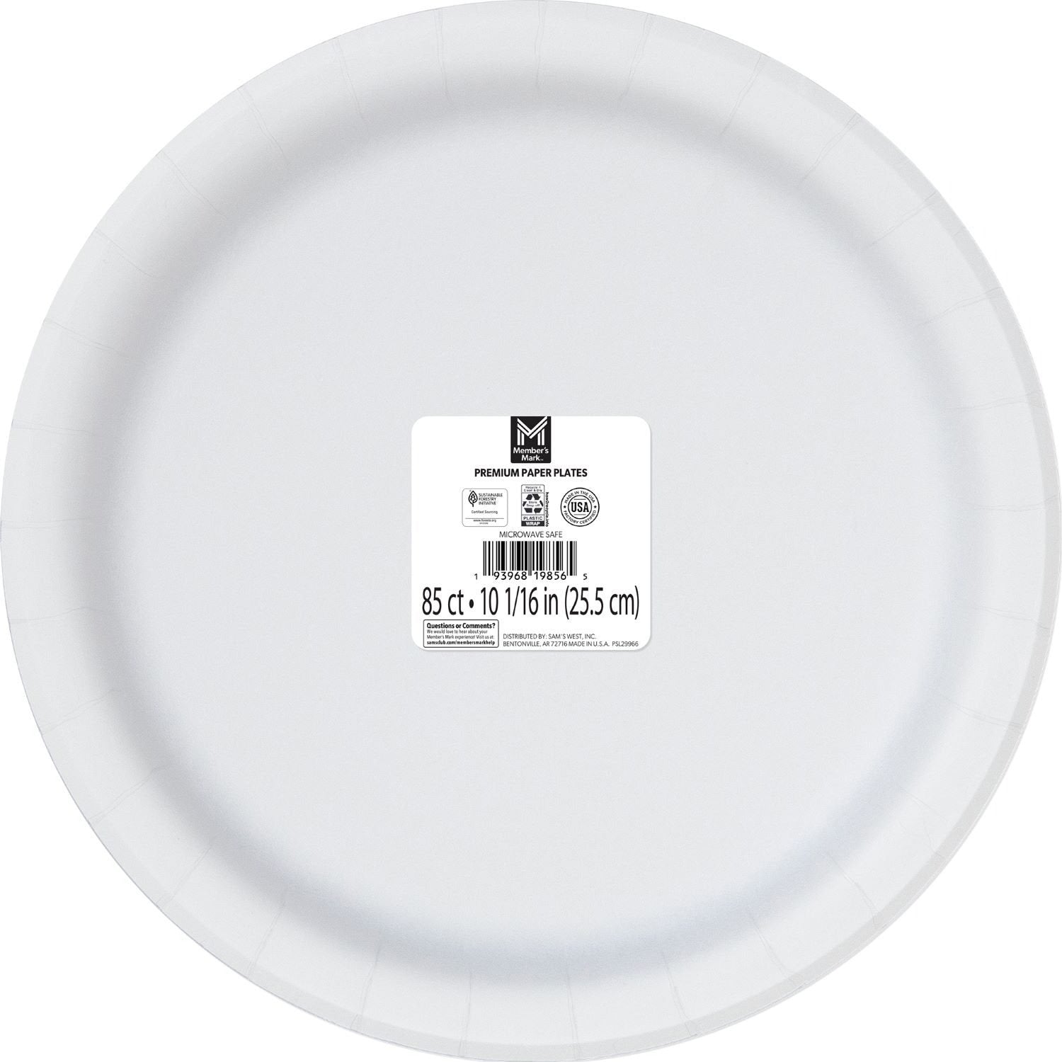 Member's Mark Holiday Dinner Paper Plates 10" - 85ct/1pk