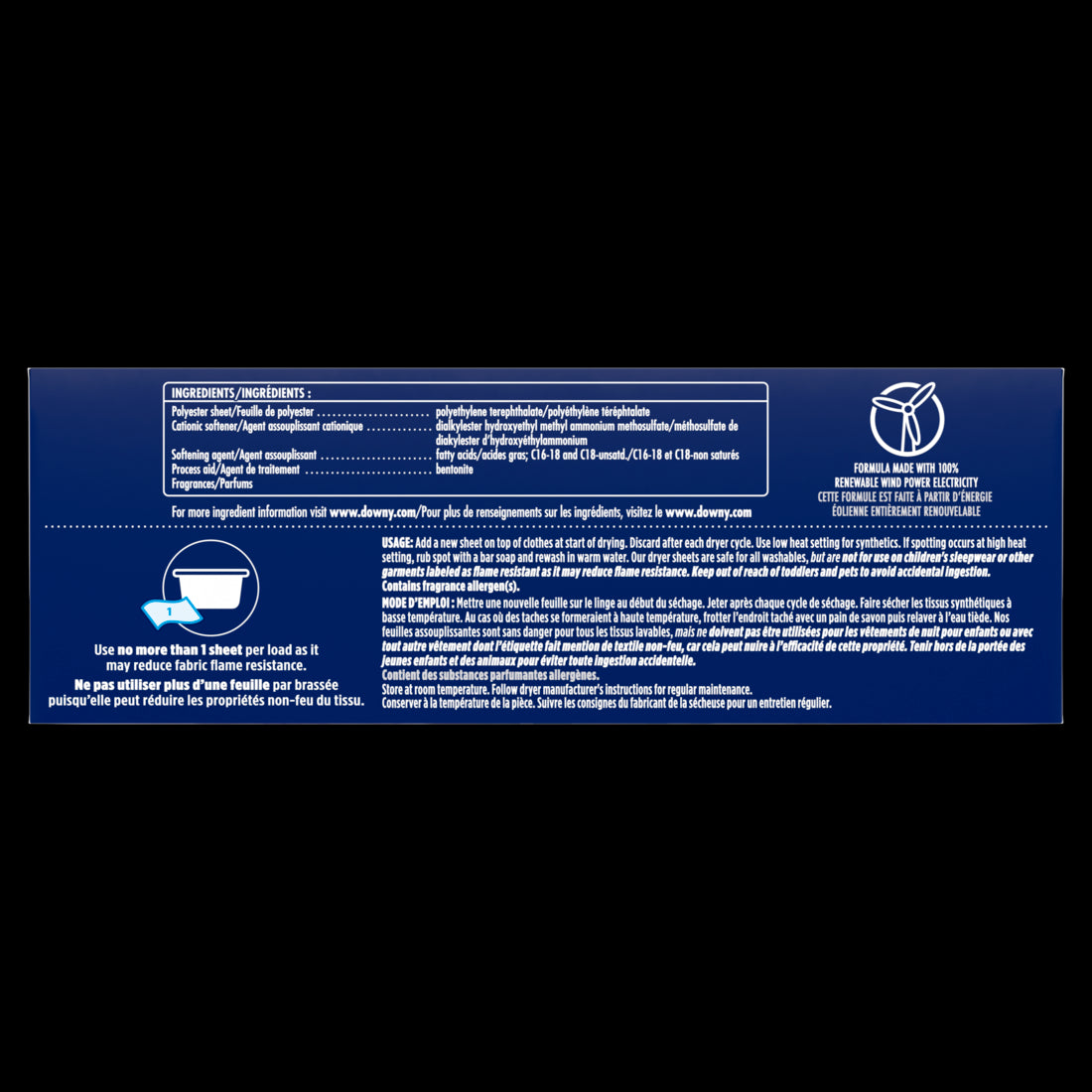 Downy CALM Mega Dryer Sheets Laundry Fabric Softener Lavender and Vanilla Bean - 50ct/6pk