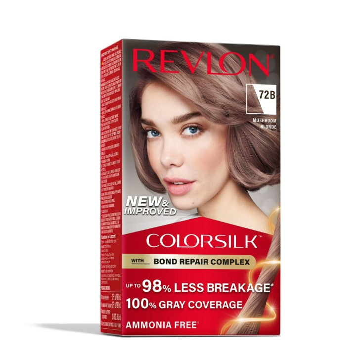 Revlon Colorsilk Hair Color #72B Mushroom Blonde - 1ct/3pk