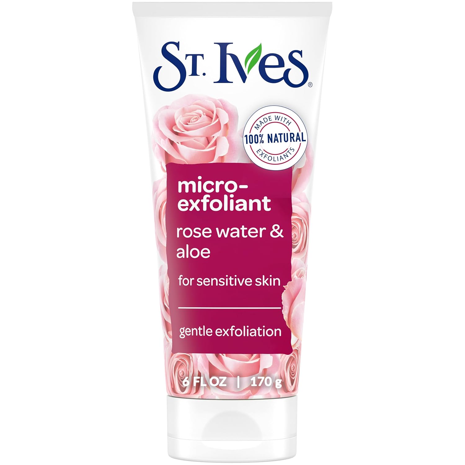 St. Ives Gentle Face Scrub Rose Water and Aloe Vera - 6oz/6pk
