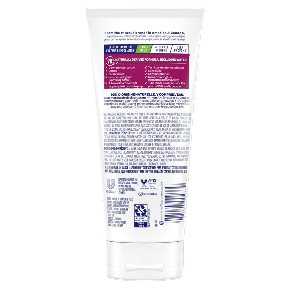 St. Ives Gentle Face Scrub Rose Water and Aloe Vera - 6oz/6pk