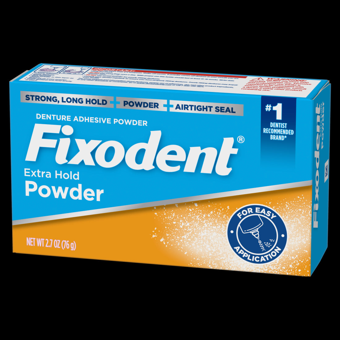 Fixodent Extra Hold Denture Powder Adhesive - 2.7oz/24pk