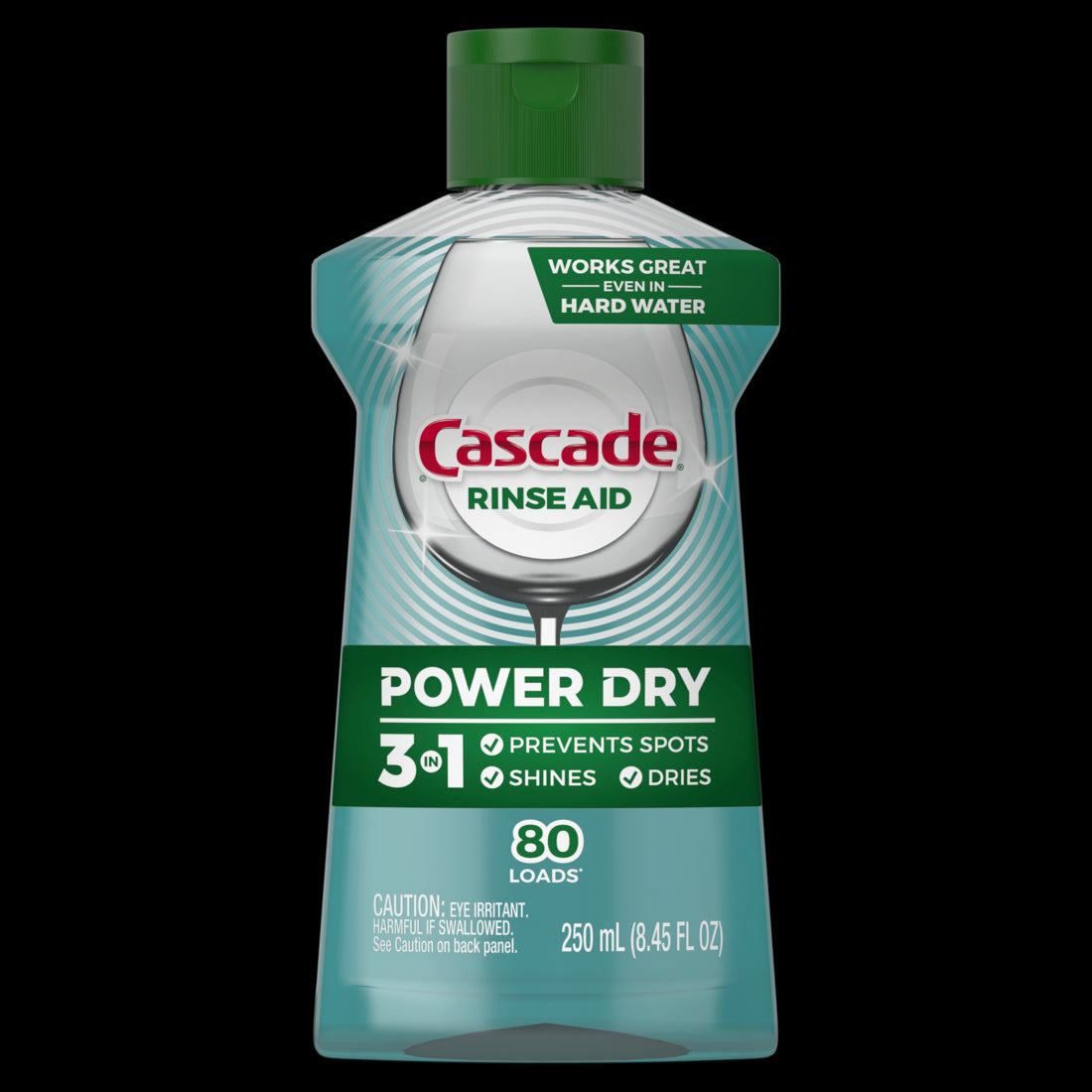Cascade Power Dry Dishwasher Rinse Aid - 8.45oz/8pk