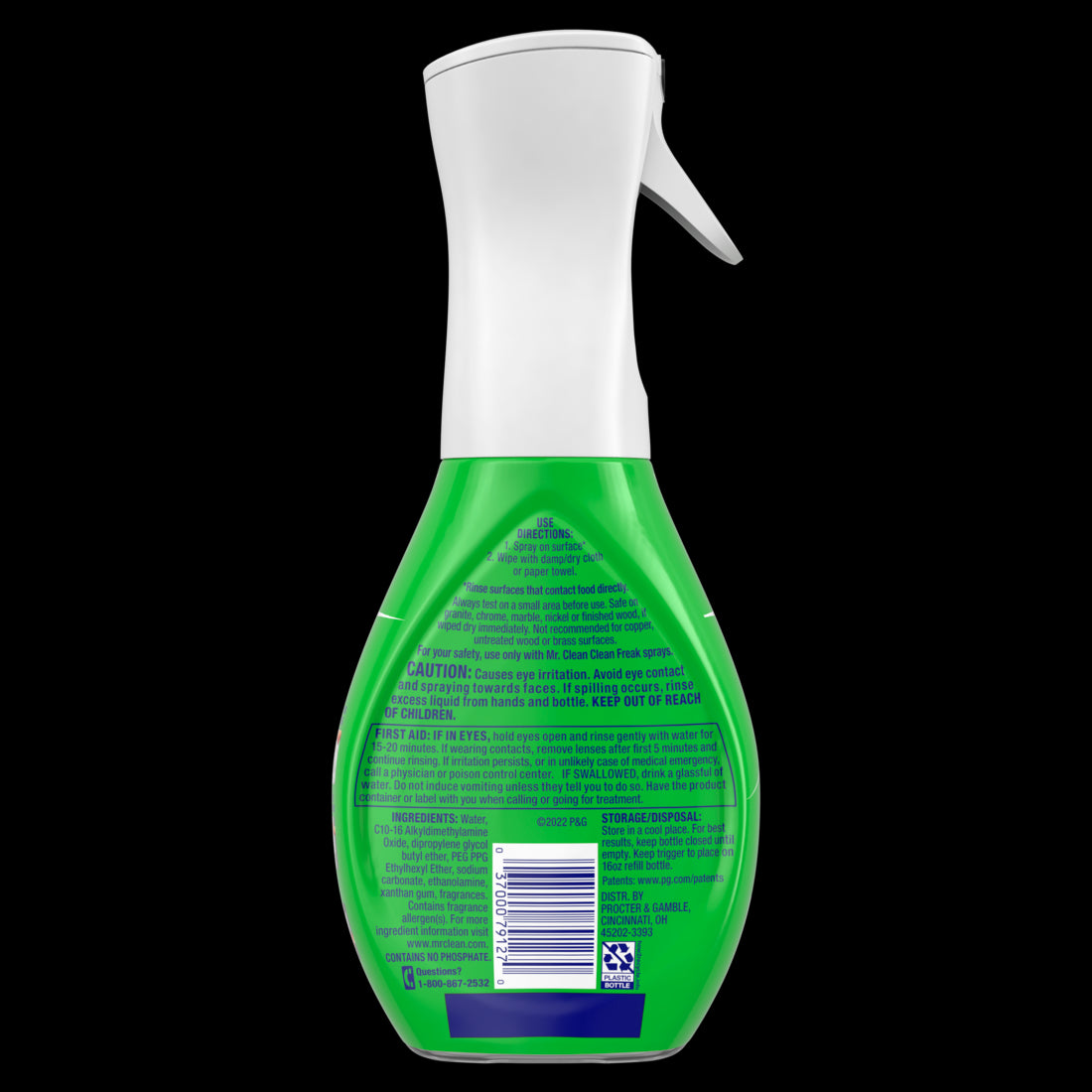 Mr. Clean Clean Freak All Purpose Cleaner Spray Multi-Surface Cleaning Gain Refill - 16oz/6pk