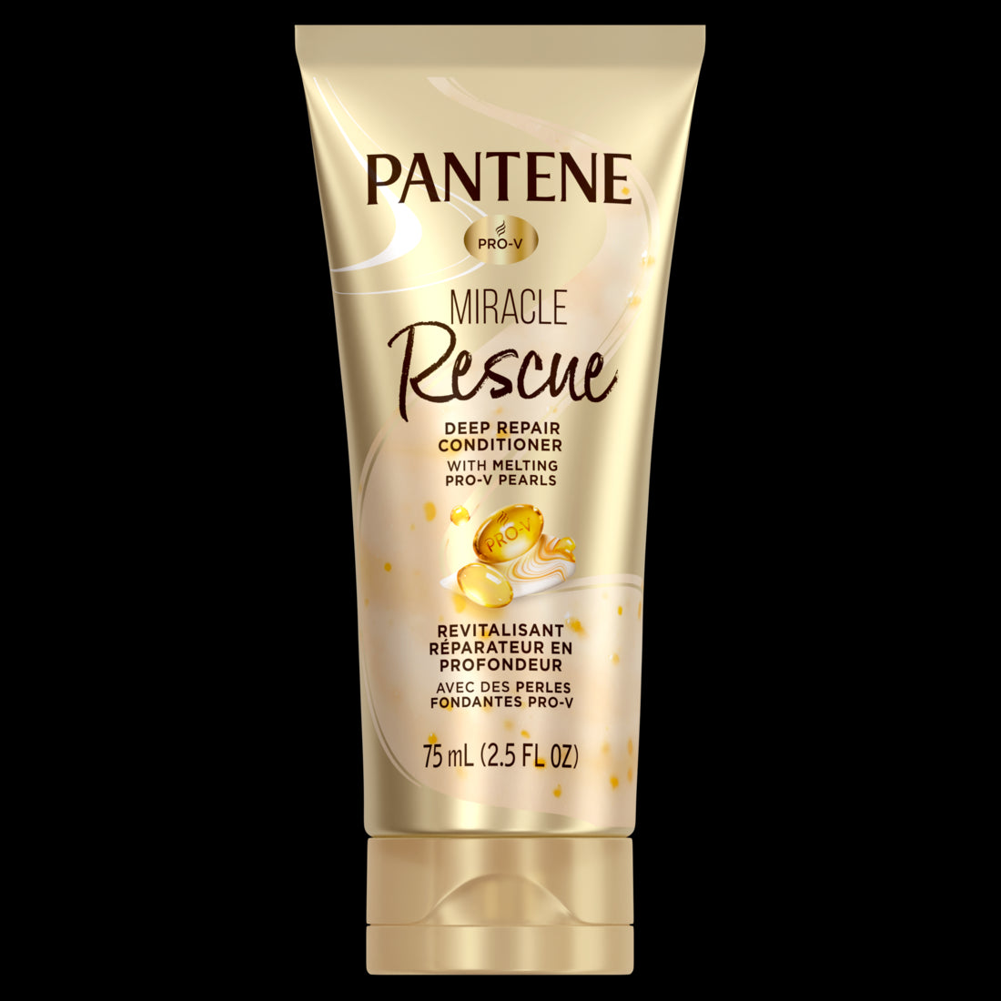 Pantene Pro-V Miracle Rescue Deep Repair Conditioner with Melting Pro-V Pearls Transforms Hair Softens Repairs from the inside Travel Size - 2.5oz/24pk