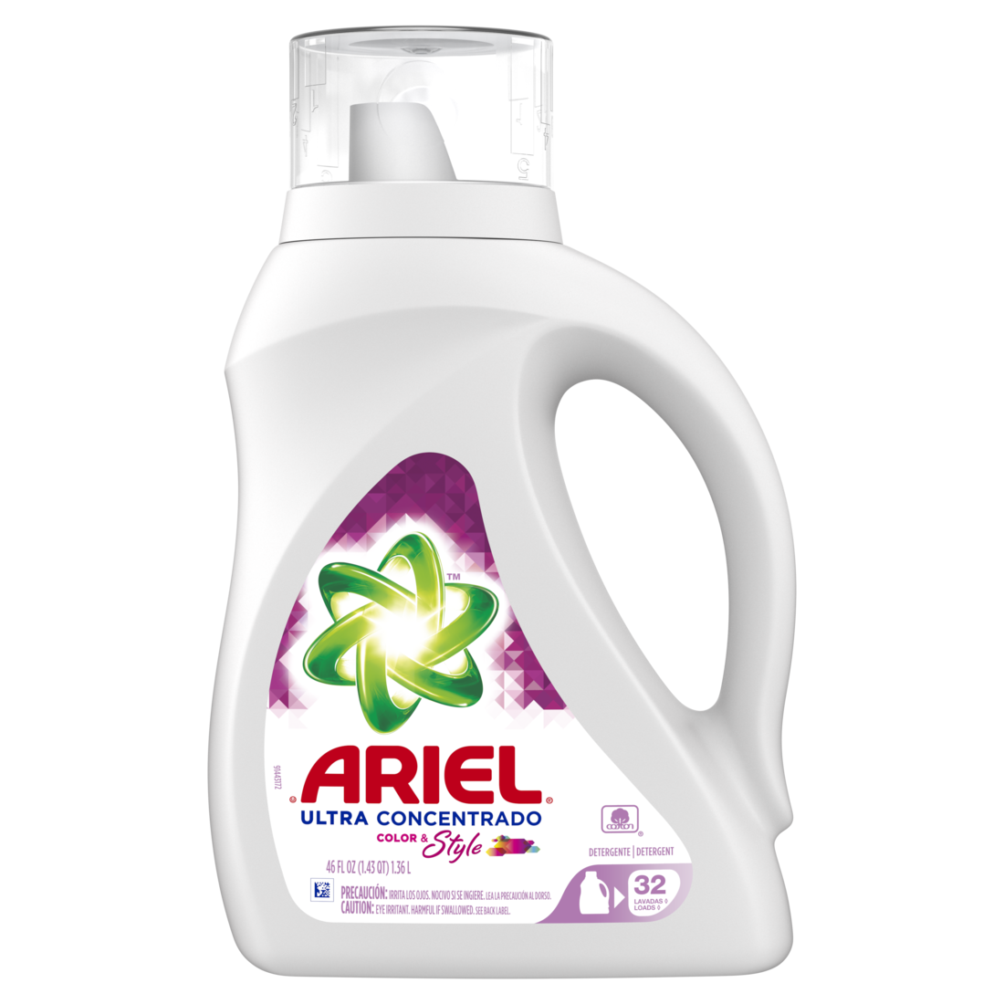 Ariel Ultra Concentrated Color & Style Liquid Laundry Detergent 32 Loads - 42oz/6pk