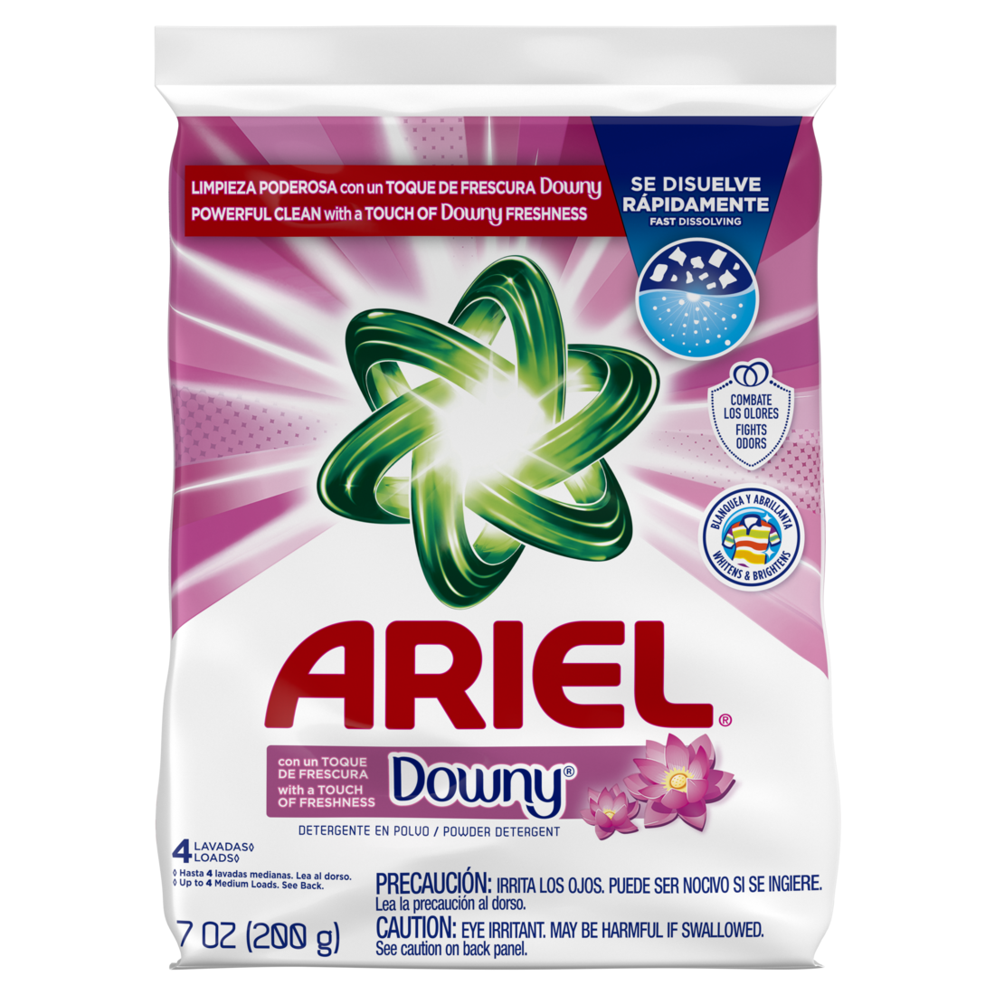 Ariel with a Touch of Downy Freshness Powder Laundry Detergent 0.2kg 4 Loads - 7oz/48pk