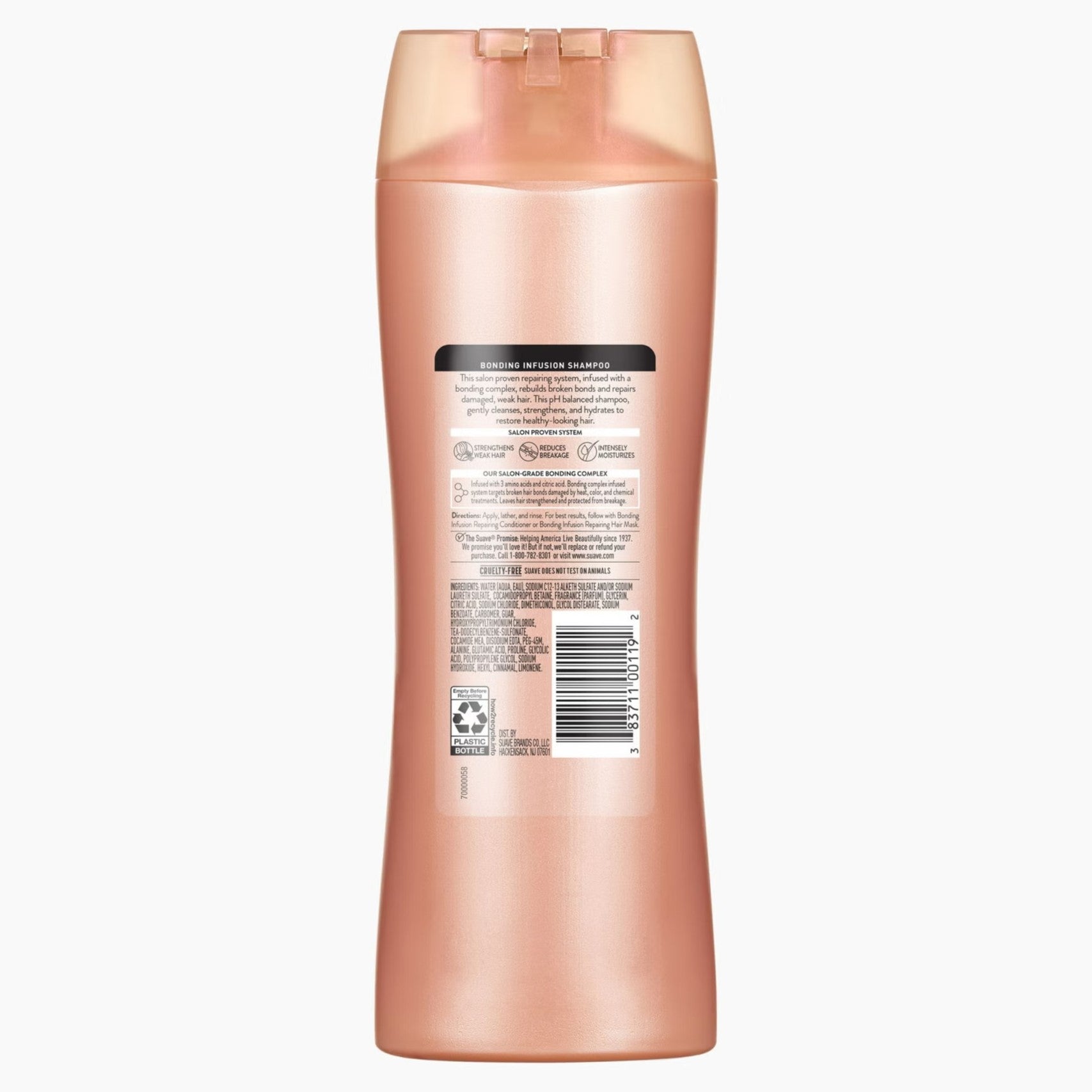 Suave Shampoo Bonding Infusion- 12.6oz/6pk