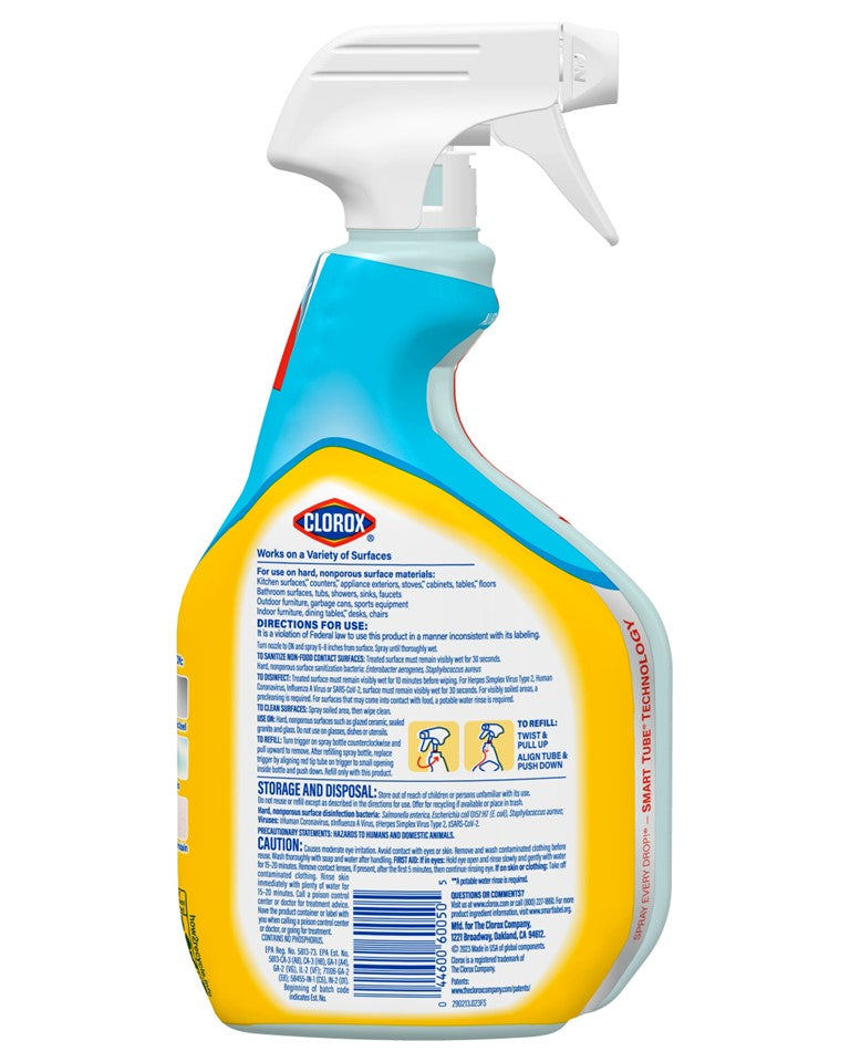 Clorox Disinfecting All Purpose Cleaner Bleach Free Crisp Lemon - 24oz/9pk