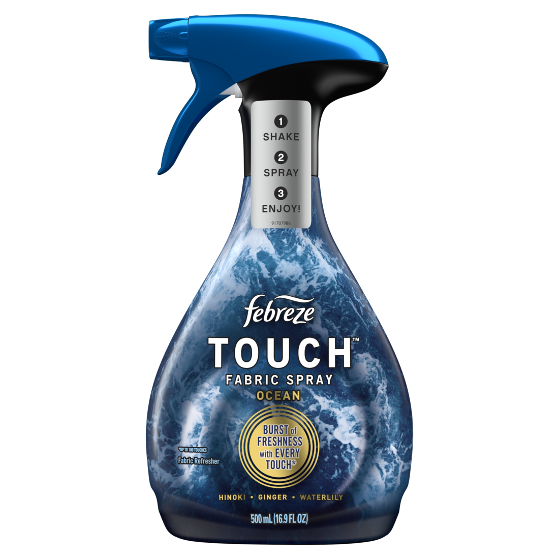Febreze Touch Fabric Spray Ocean - 16.9oz/6pk
