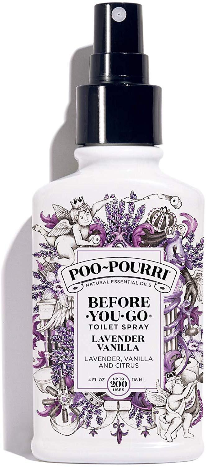 Poo-Pourri Before-You-Go Toilet Spray Lavenar Vanilla Scent-4oz/72pk