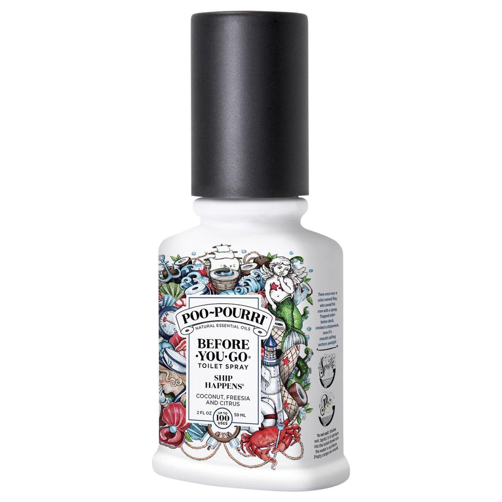 Poo-Pourri Before-You-Go Toliet Spray Ship Happens-2oz/72pk